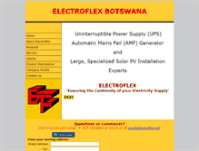 Tablet Screenshot of electroflex.net